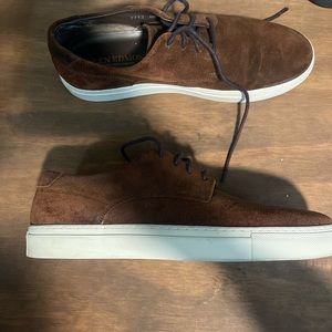 Allen Edmond mens suede shoes